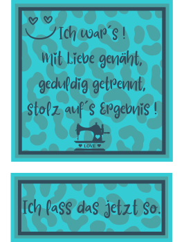 Bügelbild Ocean Leo
